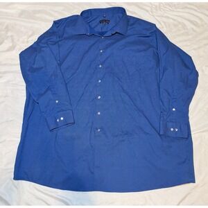 Geoffrey Beene Men's Tall Long Sleeve Button Down Shirt Size 22 (35/36)